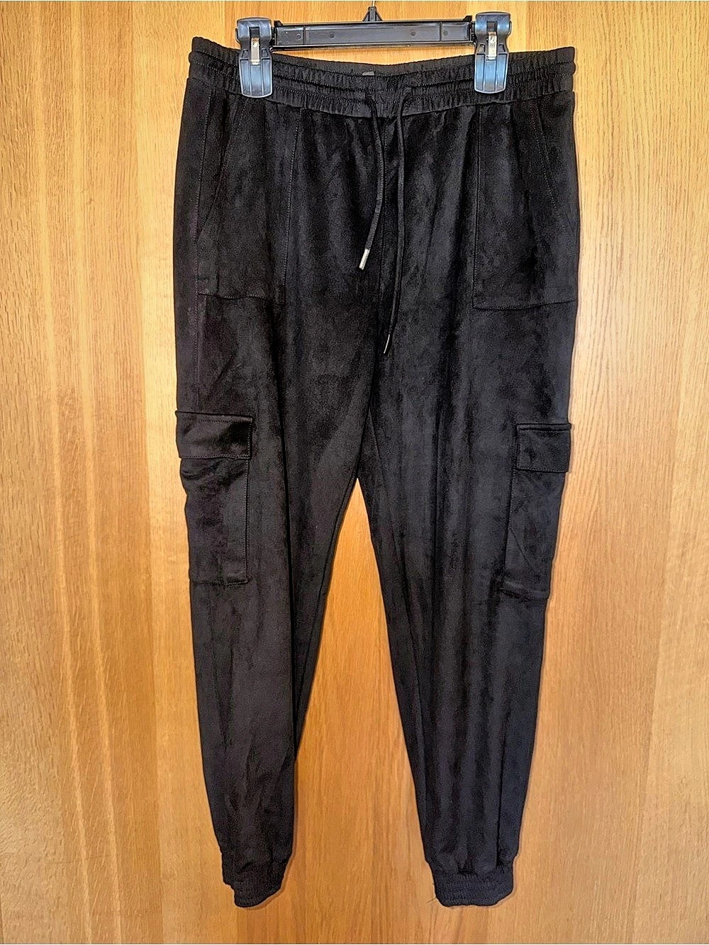 Truth by Republic Men's Cargo Jogger Pants Black Size Large suede